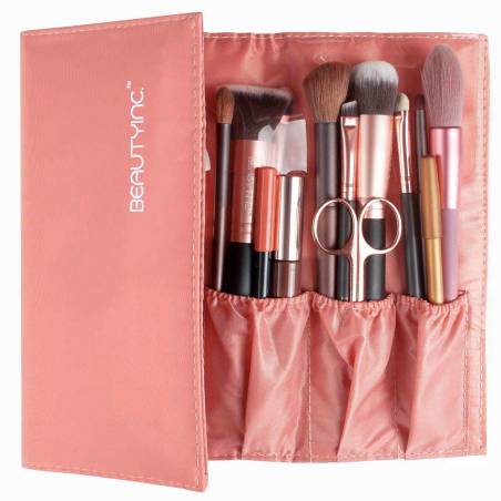 Beauty Inc. Xpert Makeup Brush Bag Pink