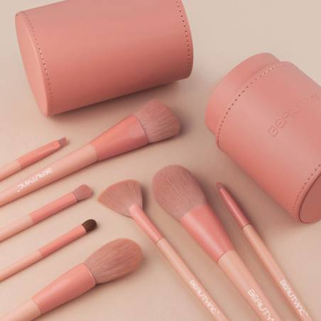 Beauty Inc. Peach Punch 8pcs Makeup Brush Set
