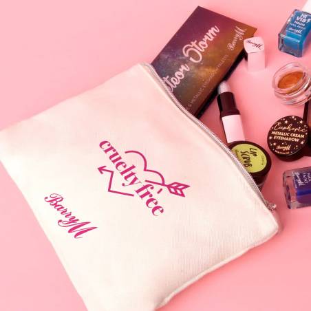 Barry M Bamboo Cotton Cruelty Free Cosmetic Bag
