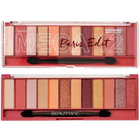 Technic 12pc Mega Shadows Paris Edit Eyeshadow Compact