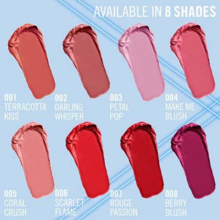 Rimmel London Kind &amp; Free Hyaluronic Acid Satin Lipstick 002 Darling Whisper