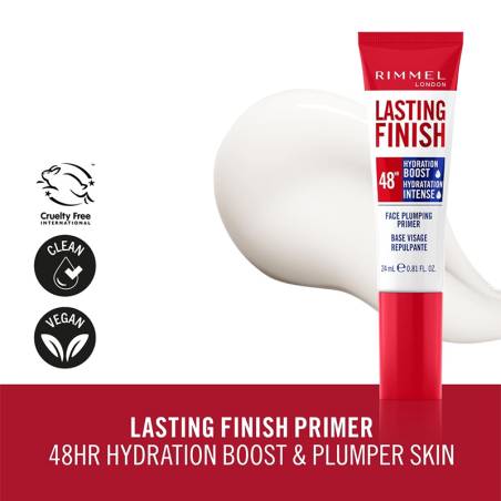 Rimmel London Lasting Finish 48Hr Hydration Boost &amp; Plumping Primer 24ml