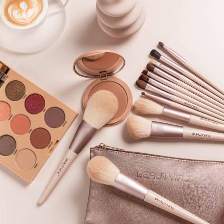 Beauty Inc. Premium Collection Cafe au Lait 12pcs Makeup Brush Set
