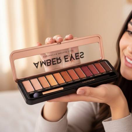 Profusion Cosmetics Eyeshadow Makeup Case Amber Eyes
