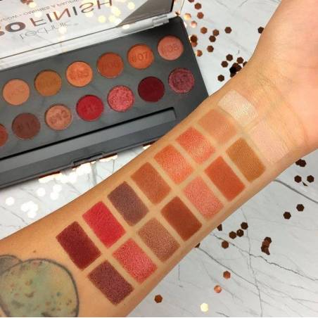 Technic Pro Finish Eyeshadow Palette Molten Lava