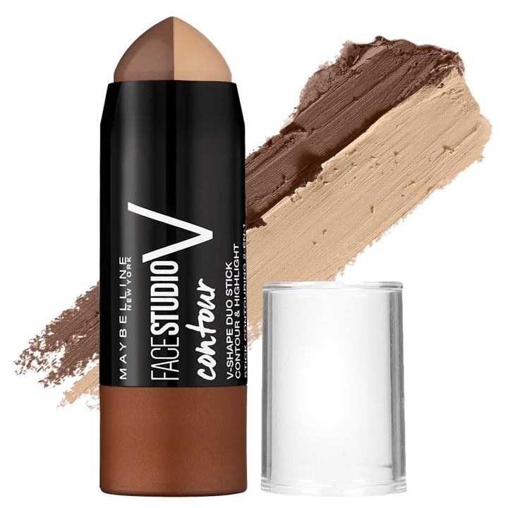 Το Maybelline Master Contour V Shape Duo Stick είναι ένα διπλό προϊόν σε μορφή κρεμώδους στικ,...